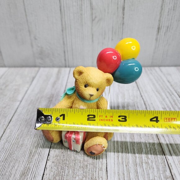 Vintage Cherished Teddies Nina Beary Happy Wishes 1996 #215864 Event Figurine - Picture 6 of 7